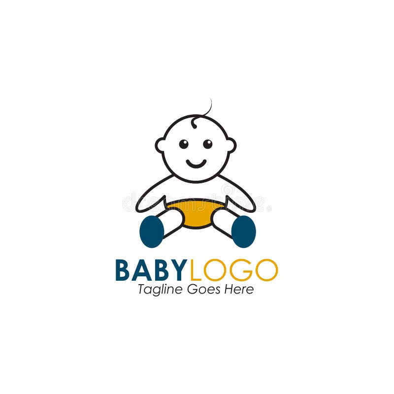 Baby Shop Logo Design Vector Illustration Template Stock Vector ...