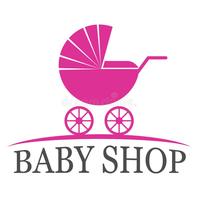 Baby shop logo design stock vector. Illustration of couple 83432811