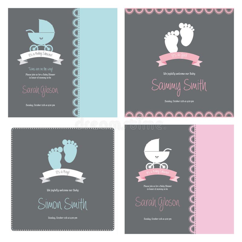 Baby Shower stock vector. Illustration of shower, cute 41460384