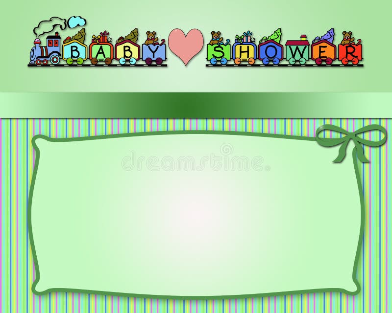 Unisex baby shower invitation design. Unisex baby shower illustrations