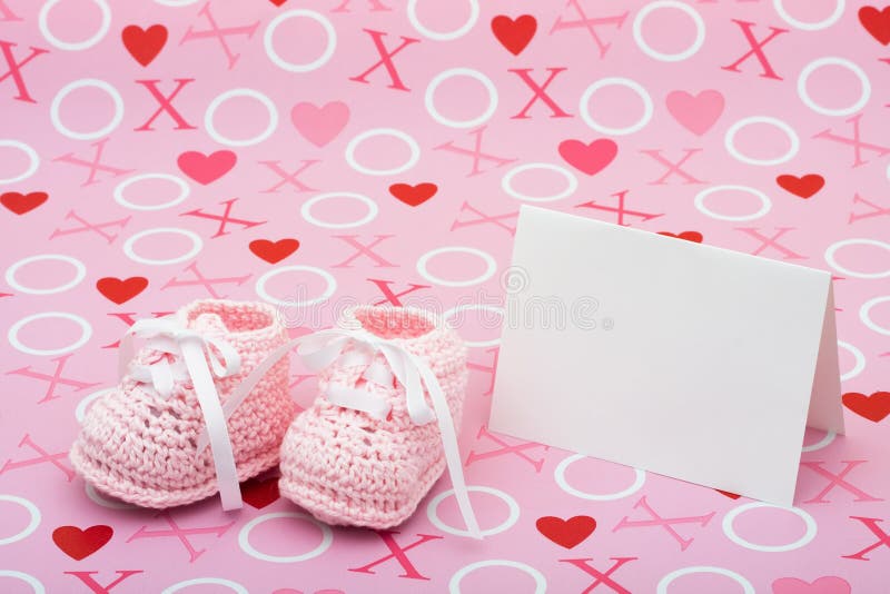 Baby Shower Message royalty free stock image