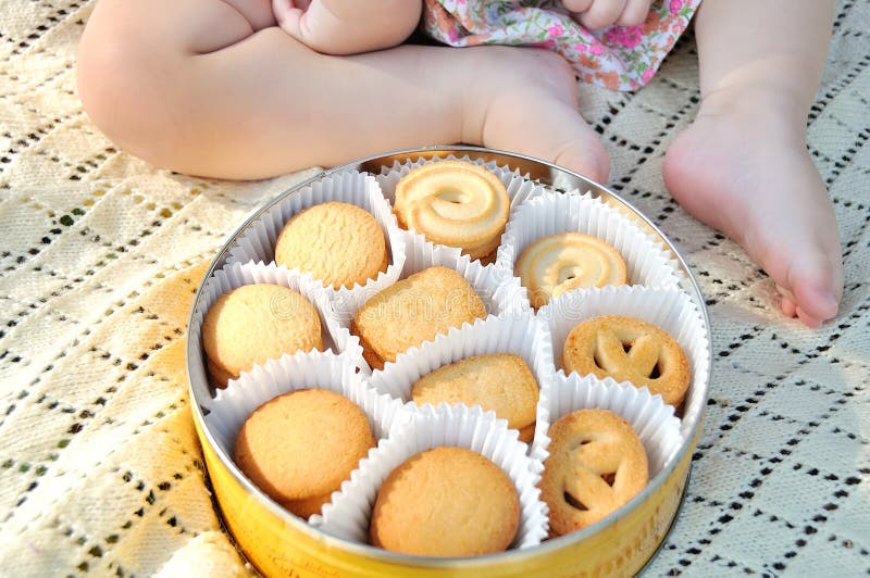 Baby shower and sweets stock photography Baby shower and sweets stock photography