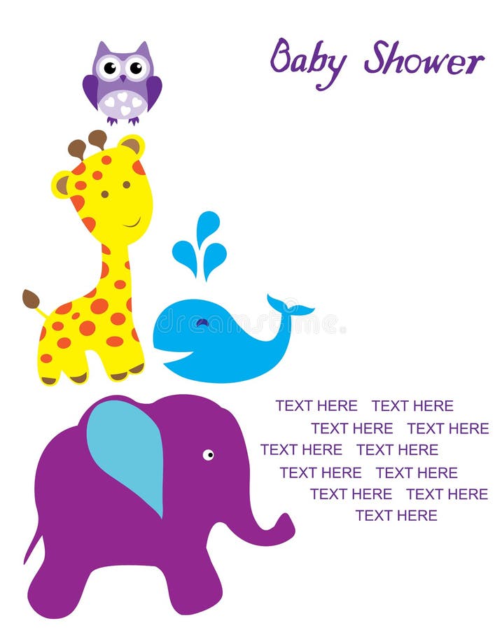 Baby Shower royalty free illustration