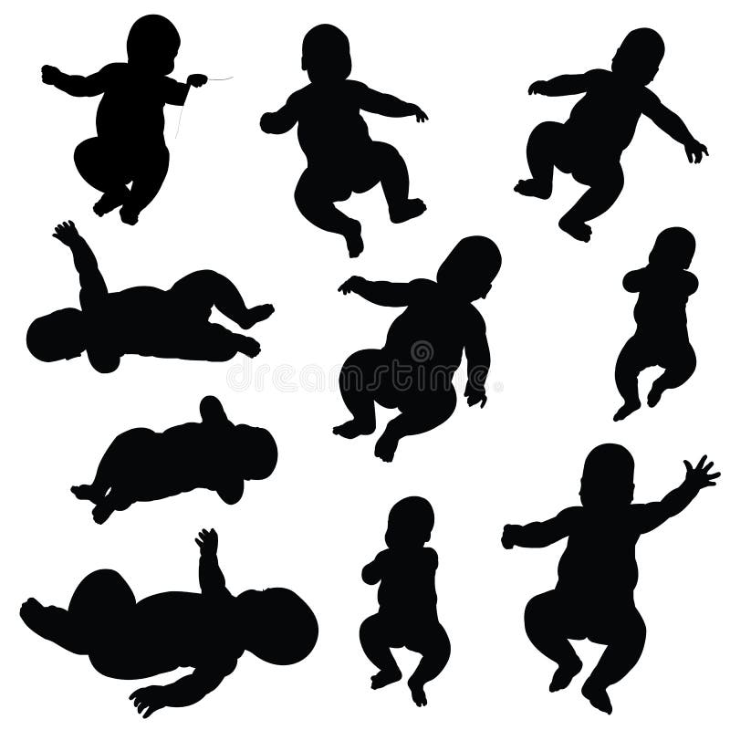 Baby silhouettes