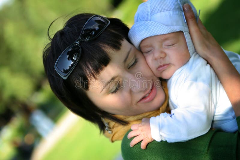 Baby on the knees stock photo. Image of arrange, human 2247798