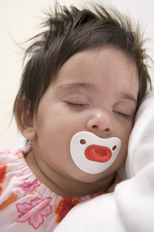 Baby girl wrapped in towel stock image. Image of white 15369181