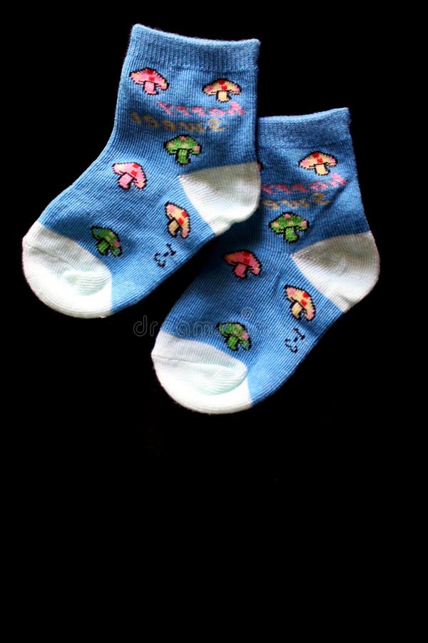 Baby Socks, Pair of Cute Baby Socks Stock Photo Image of booties