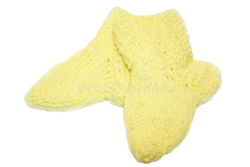 BabySocks yellow stock image. Image of sock, wool, socks 2453691