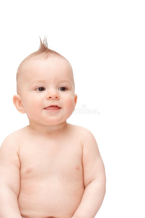 Baby with spiky hair stock photo. Image of people, playful - 5861166 Baby with spiky hair stock photo. Image of people, playful - 5861166