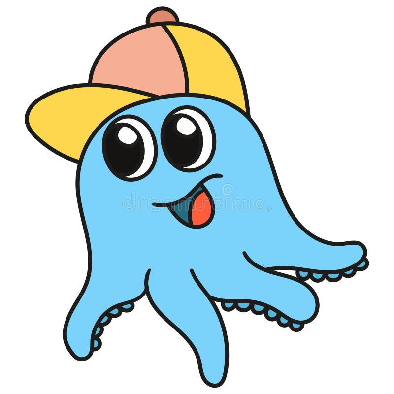 picture Cute Baby Squid Drawing dreamstime com