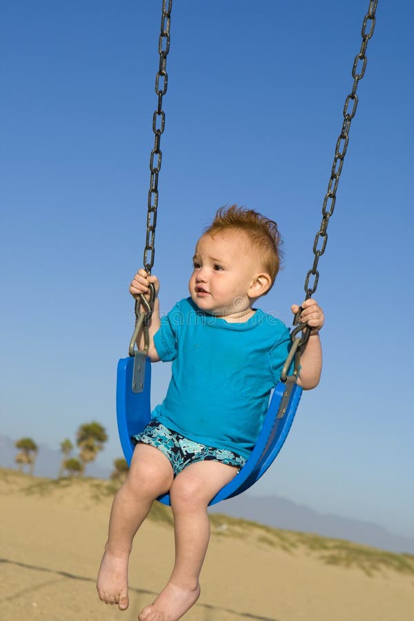 Baby swing stock image. Image of blue, adventure, play 10939965