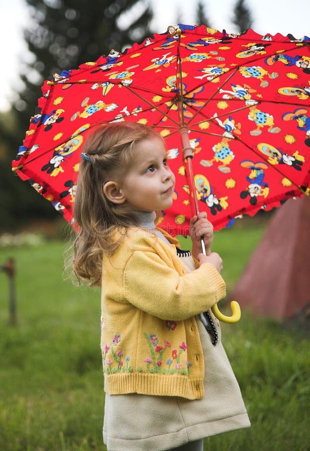 Baby with umbrella