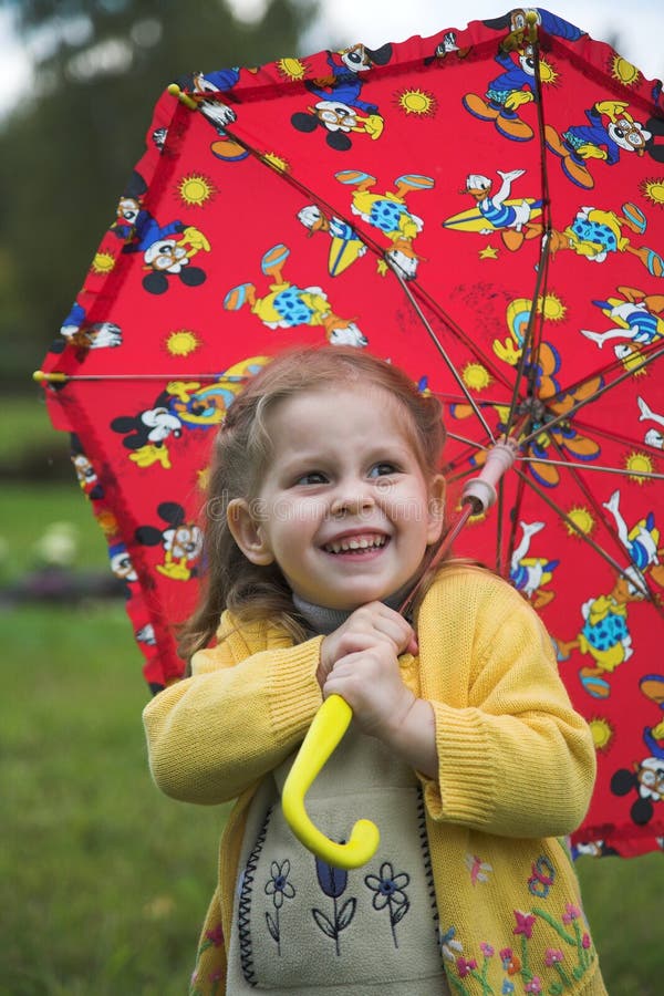 Baby with umbrella