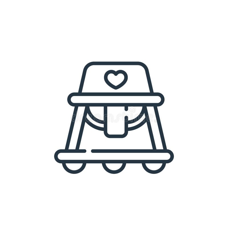 Baby Walker Black Glyph Icon Stock Vector - Illustration ...