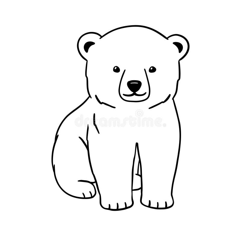 How to draw a polar bear | Easy drawings - YouTube