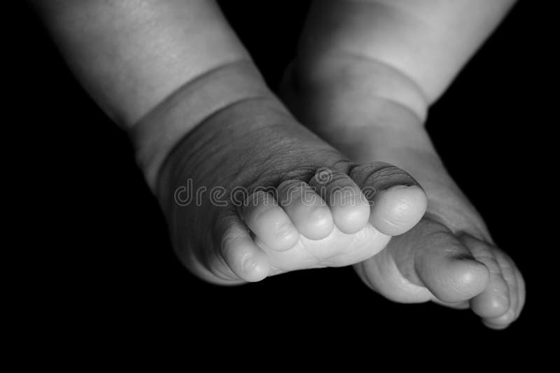 Babys foot stock image. Image of person, life, baby, white 4284967