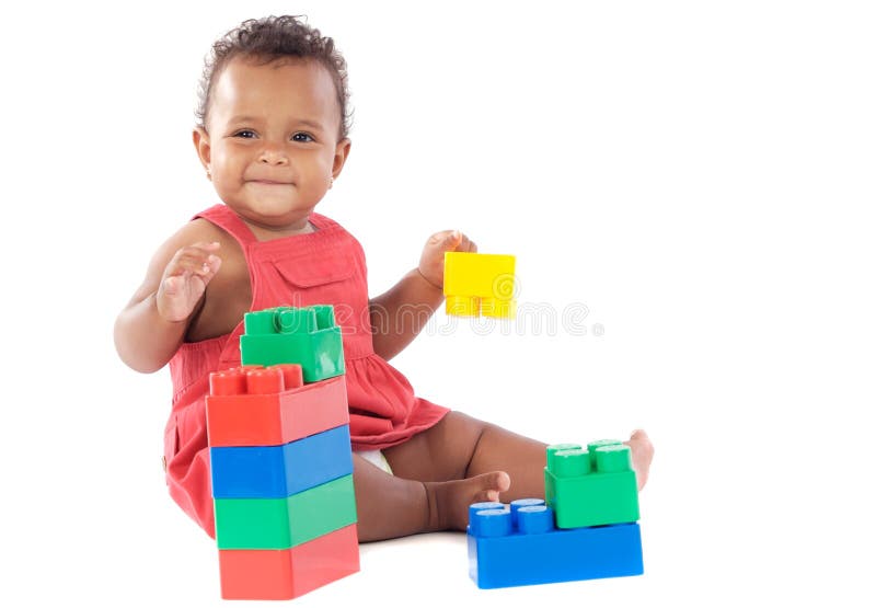 Babyspielen stockfotografie Babyspielen stockfotografie