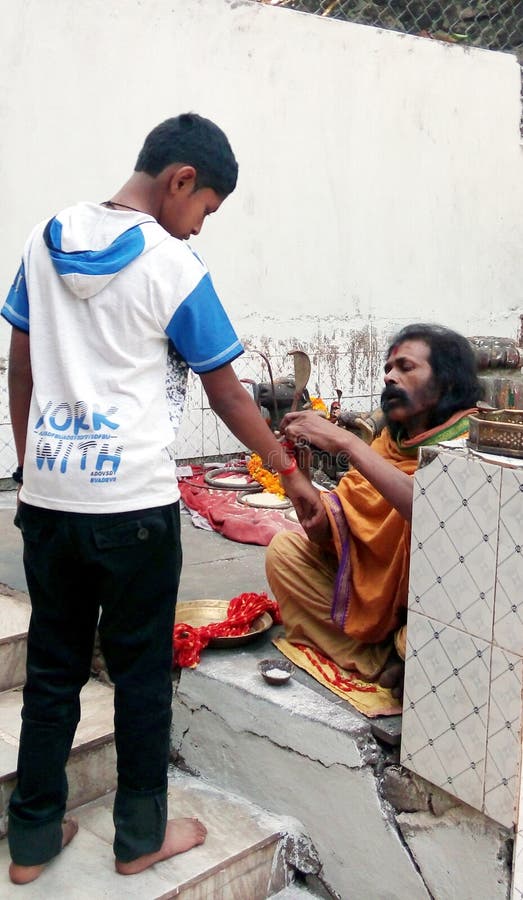 Baba religioso hindu imagem de stock