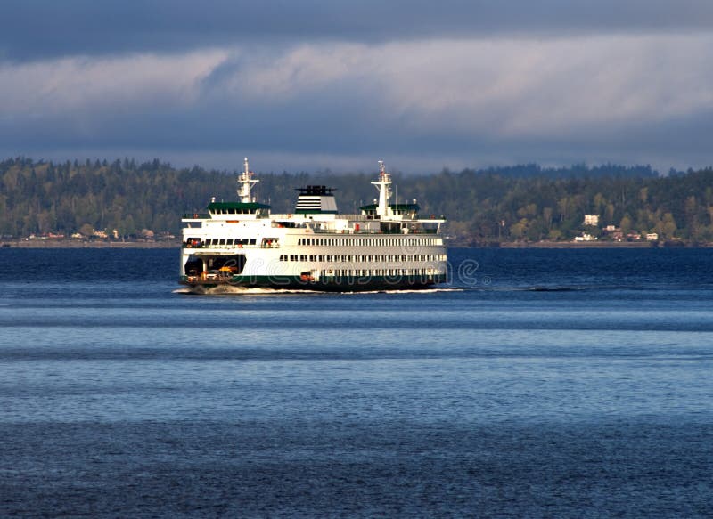 Puget Sound Ferry v1 is one of the many Ferries in the state of Washington captured near Seattle. There is a cloudy sky which is common sight for the region. Puget Sound Ferry v1 is one of the many Ferries in the state of Washington captured near Seattle. There is a cloudy sky which is common sight for the region.