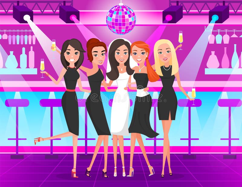 Hen Partying Stock Illustrations – 3 Hen Partying Stock Illustrations ...