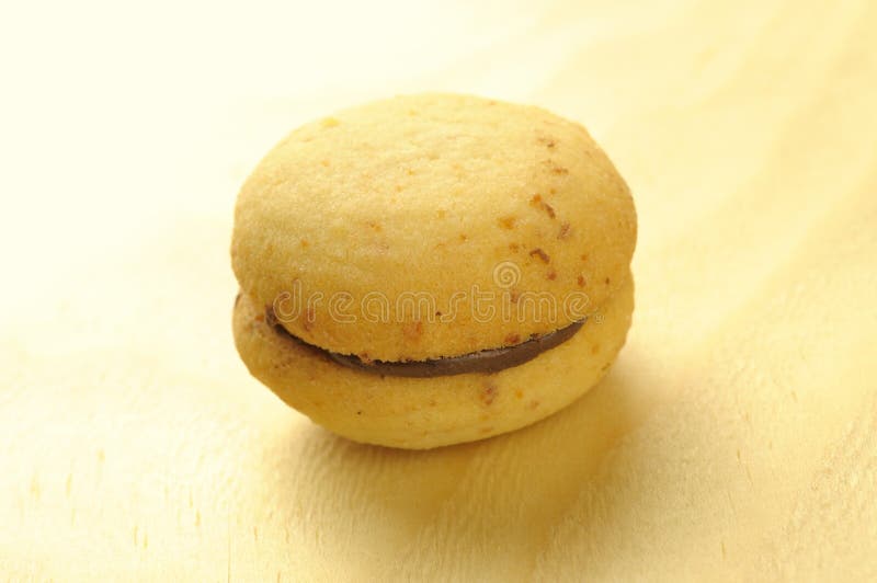 Baci di dama, biscoito italiano tradicional foto de stock Baci di dama, biscoito italiano tradicional foto de stock