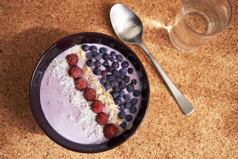 Bacia do batido fotografia de stock