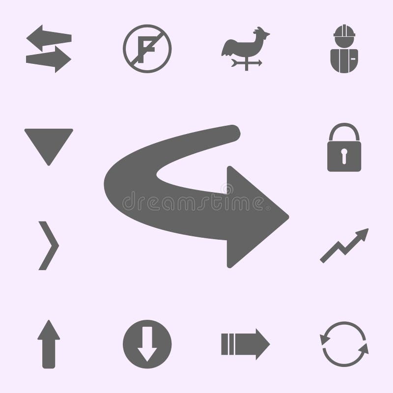 Back arrow icon. web icons universal set for web and mobile royalty free illustration