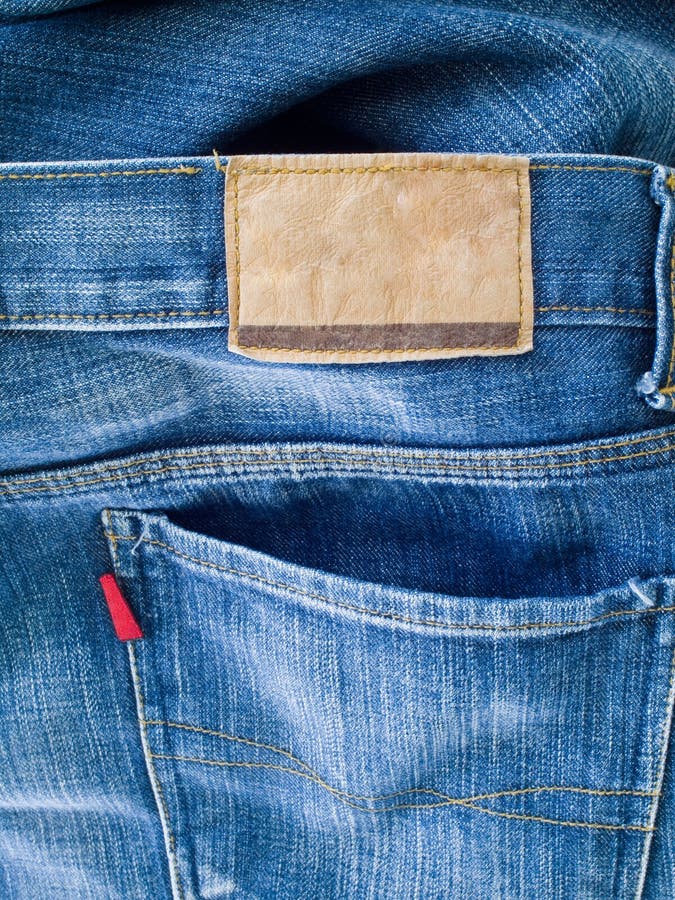 Back of blue jeans stock image. Image of contemporary - 14836903