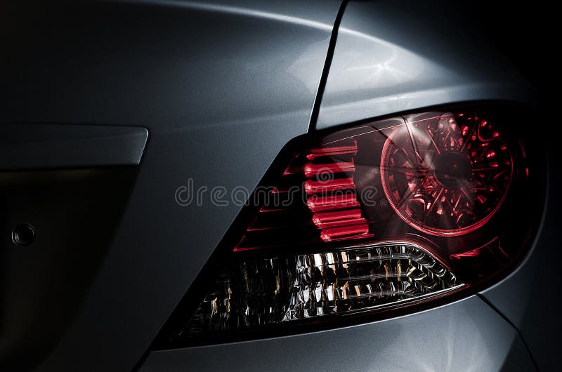 Back Lights of Sports Car stock image. Image of back 116154123