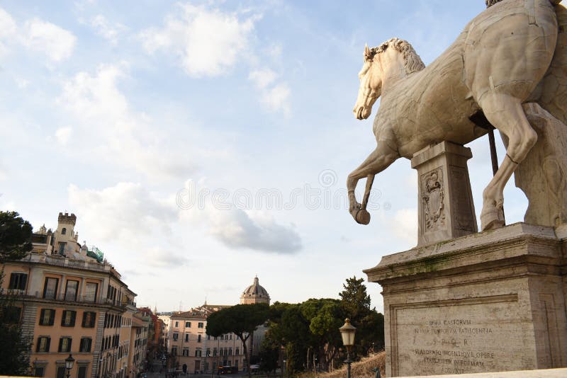 Back of horse statue stock photo Back of horse statue stock photo