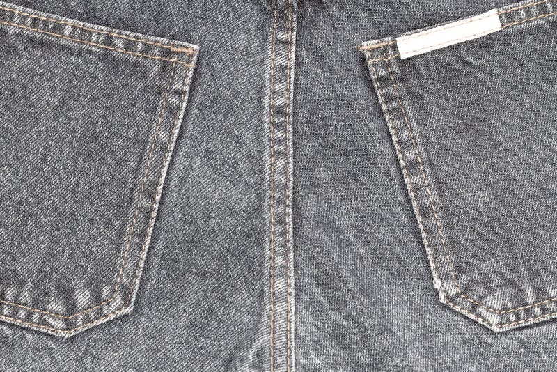 Back Jean Pocket Texture Background Stock Image - Image of wear ...