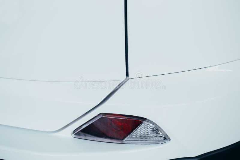 Closeup of Car Tail Light on a Modern Car Stock Photo Image of sporty