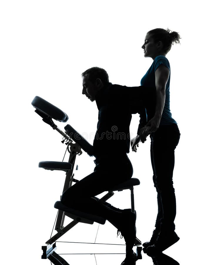 Back Massage Therapy with Chair Stock Photo Image of studio, grooming