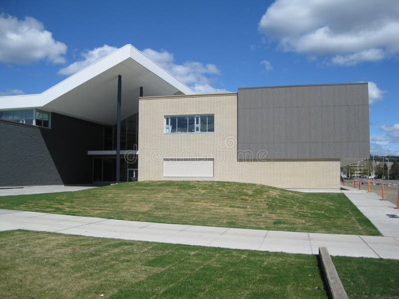 Back of the new school