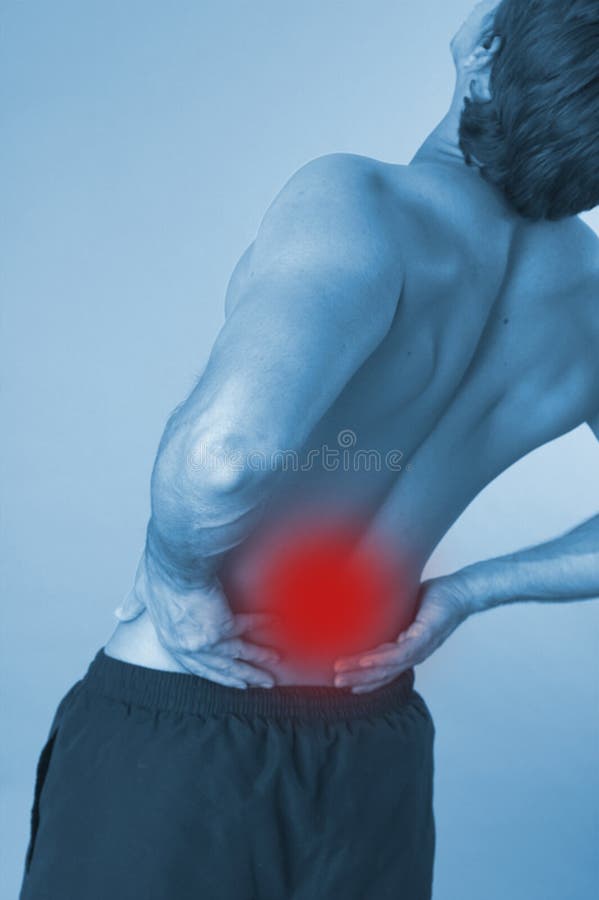 Back over blue stock photo