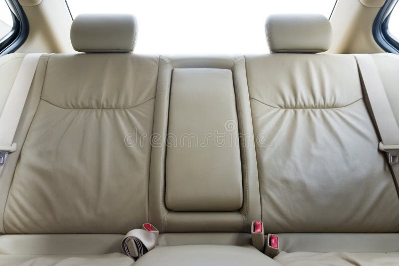 Back Passenger Seats in Modern Luxury Car Stock Image Image of grey