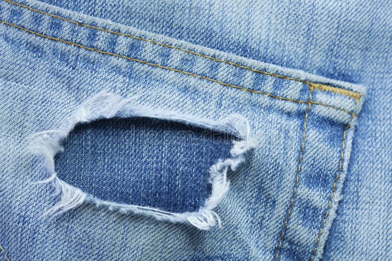Back pocket denim stock image