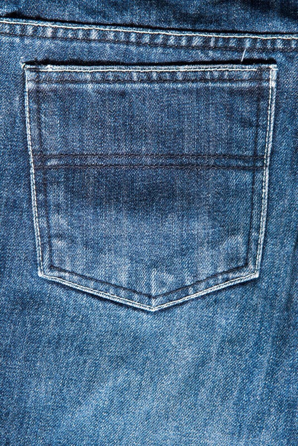 Back Pocket Texture Surface On Jean Stock Image - Image of cotton ...