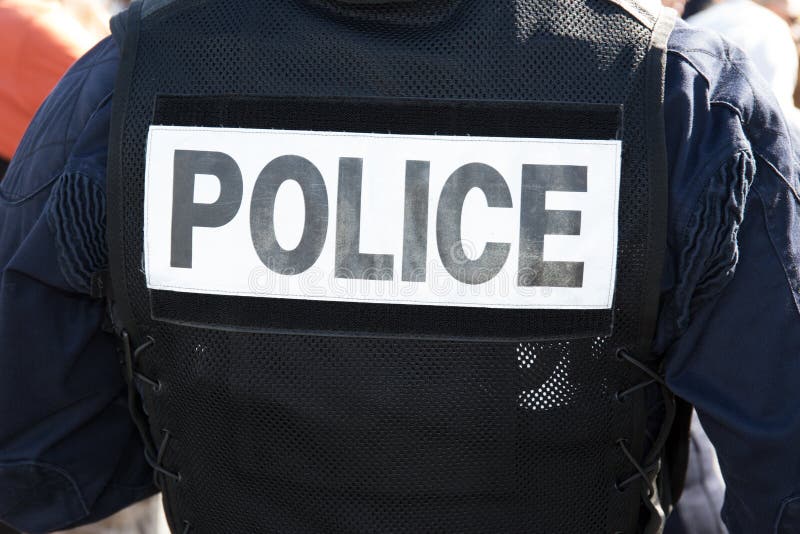 Back Police Officer Uniform Concept Law Order Stock Photos Free