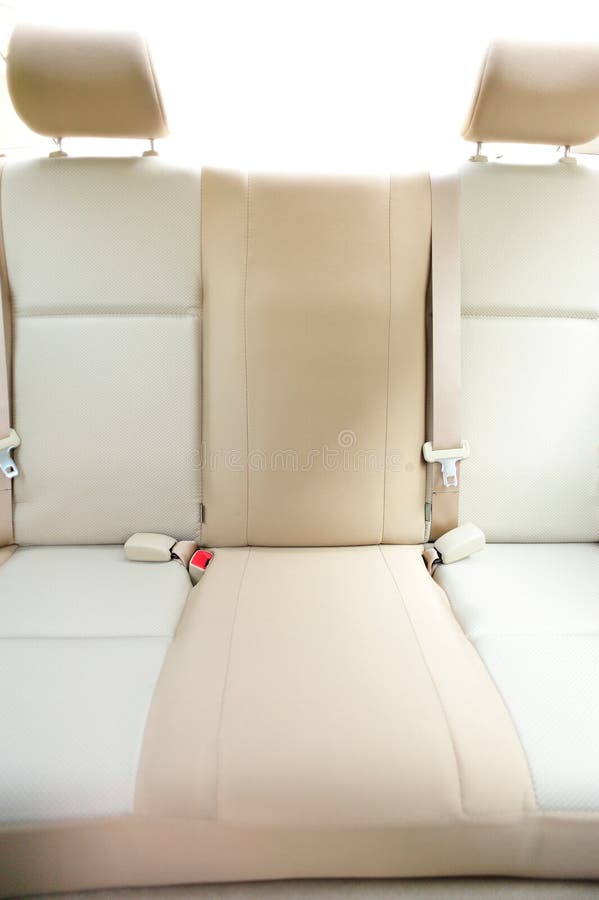 Back seat of the car stock image. Image of design, cabin 16903393