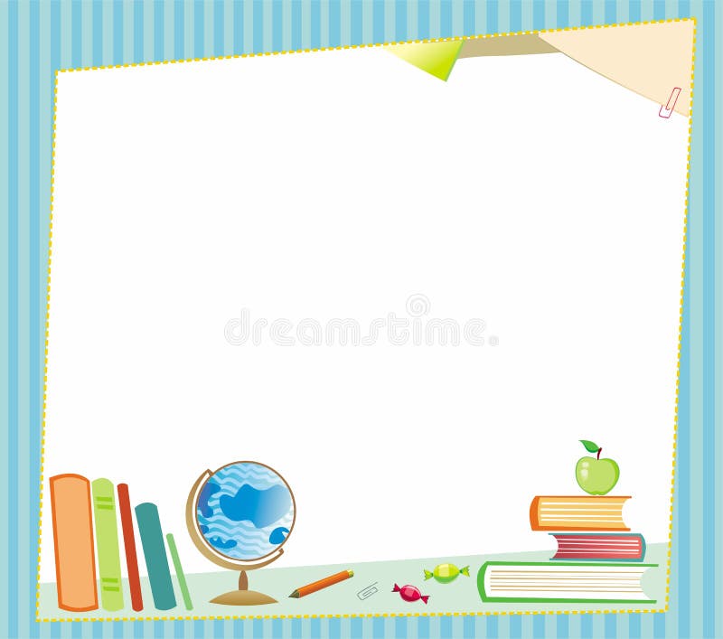 Back to school frame with space for your text