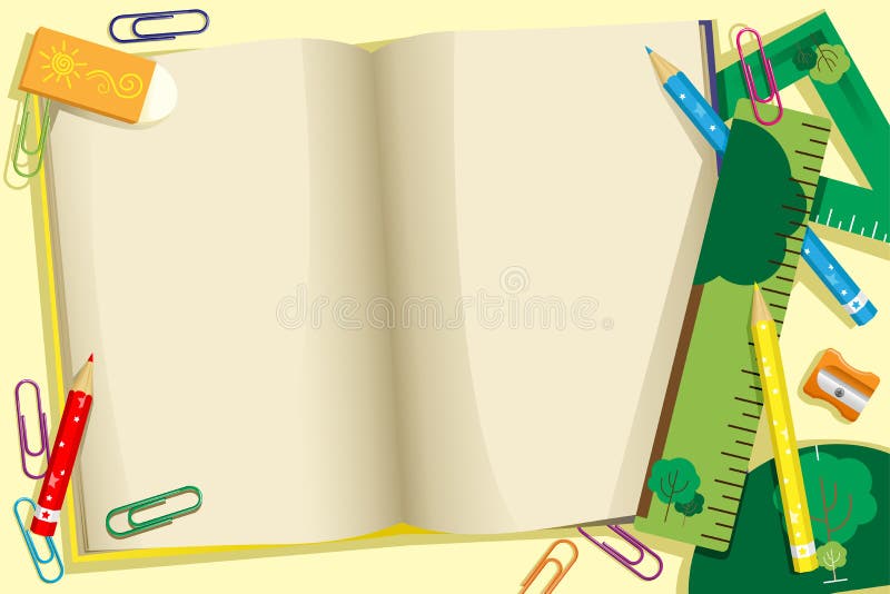 A vector illustration of back to school background