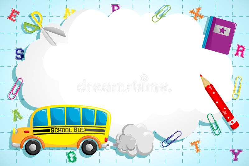 A vector illustration of back to school background