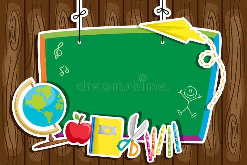 A vector illustration of back to school background