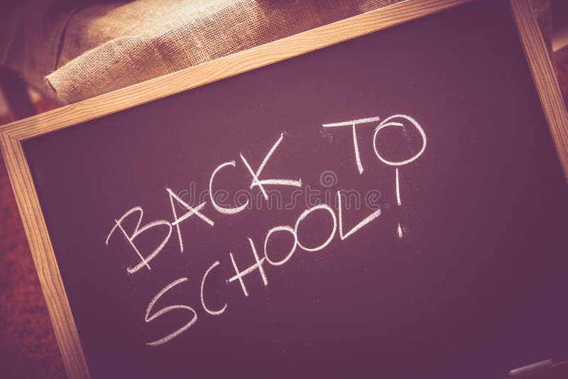 Back to School Writing on Blackboard. Back to School Theme. Back to School Writing on Blackboard. Back to School Theme.