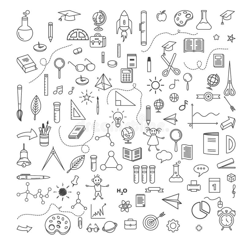 Back to school element  icon vector