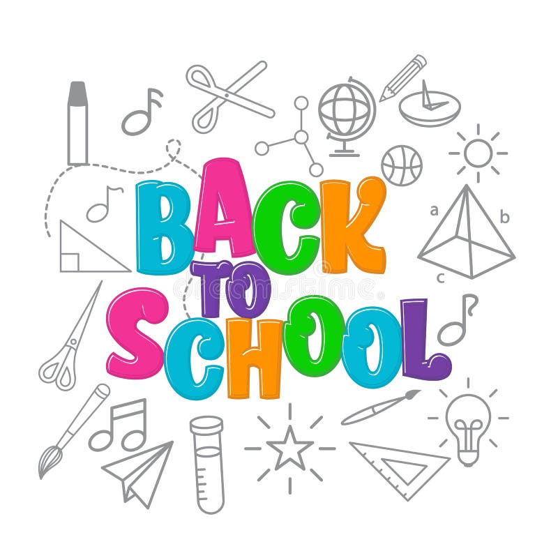 Back to school element  icon vector