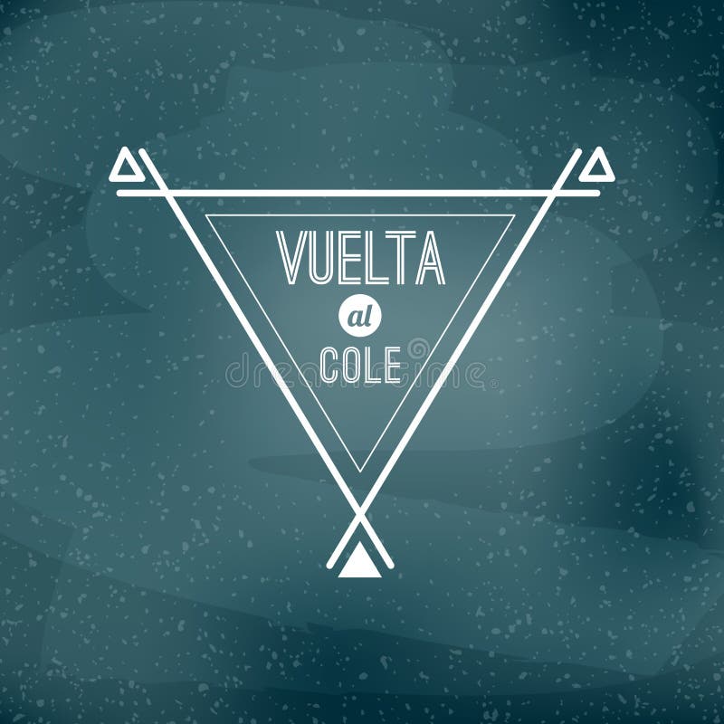 Bienvenidos Vuelta Al Cole Welcome Back Stock Vector (Royalty Free