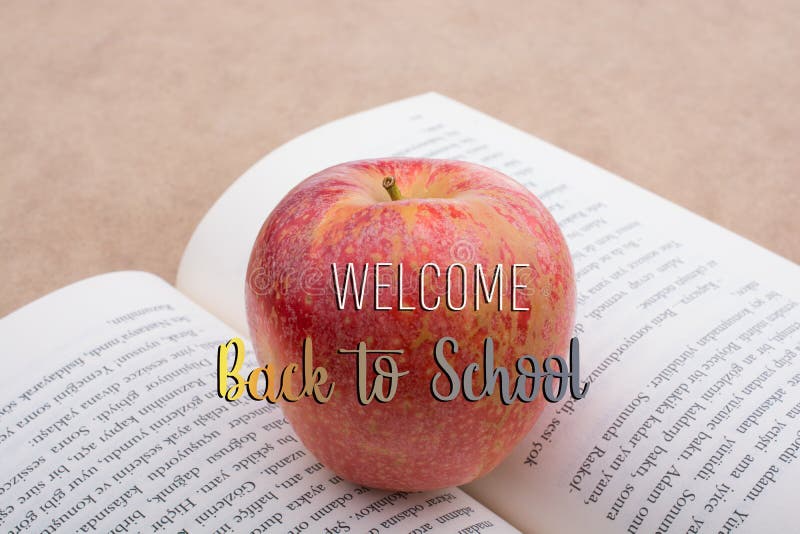 Back To School Theme with an Apple Stock Image Image of educational, fruits 156526643