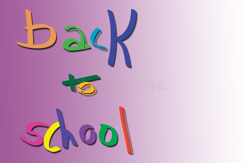 Back to shool board royalty free illustration Back to shool board royalty free illustration